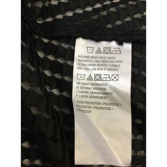 SUSAN GRAVER XS black open woven half length cardigan coverup top NWT B65 - Picture 6 of 6